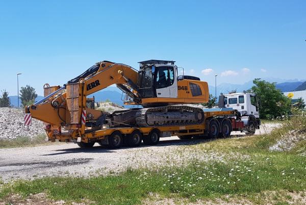 Trasporto macchine operatrici